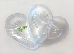 A small heart shaped Chi jewelry box, Chi (Qi) jewelry for health